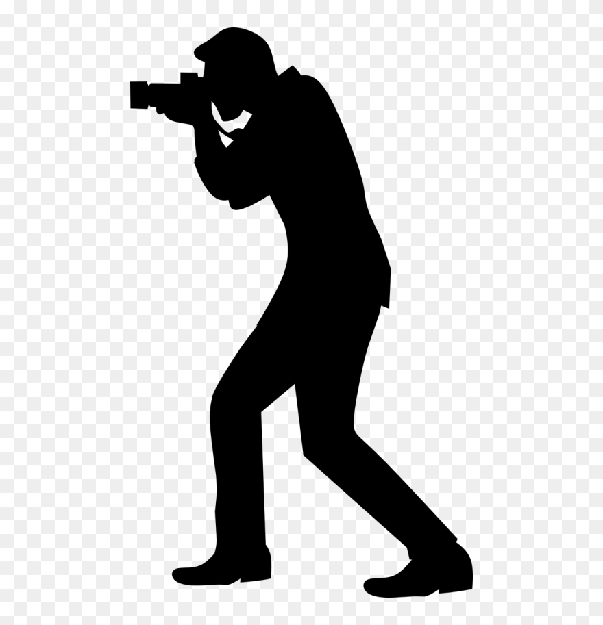 Silhouette Photography Vector Graphics Clip Art - Photographer Silhouette Png Transparent Png