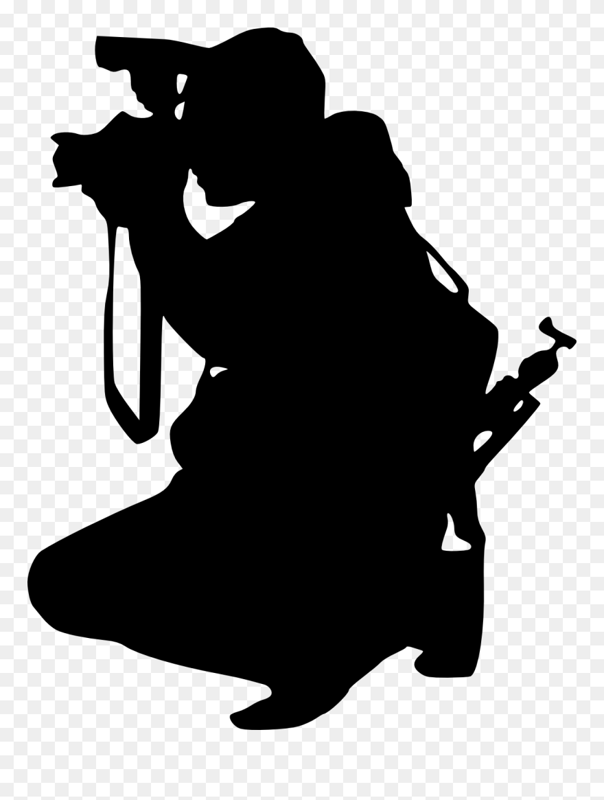 Shooting Drawing Photographer Transparent & Png Clipart - Photographer Clipart Black And White