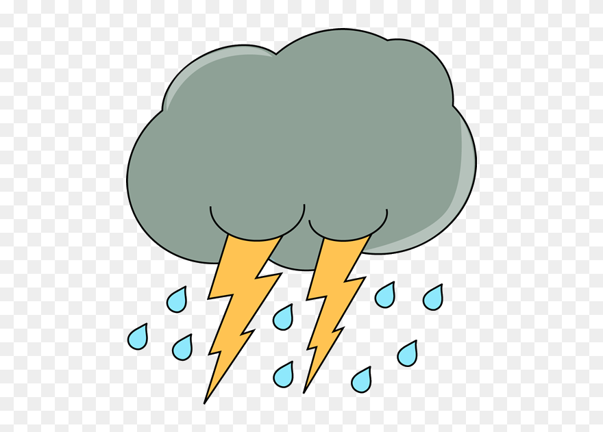 Thunder Png - Thunderstorm Clip Art Transparent Png