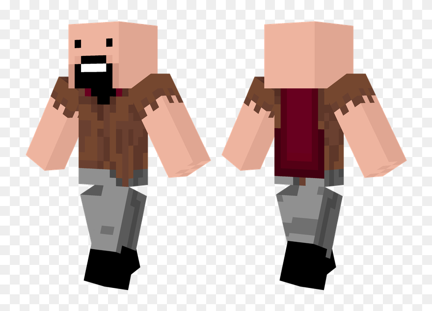 Minecraft Glass Block Head Clipart