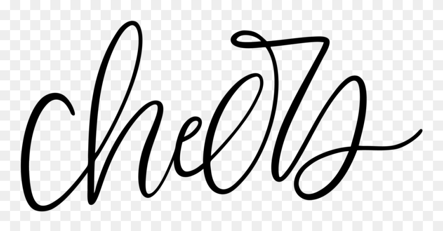Kbecca Cheers Overlay Black Clipart
