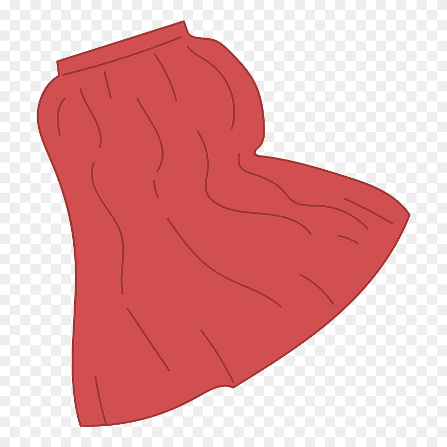 Red Skirt Clipart - Png Download