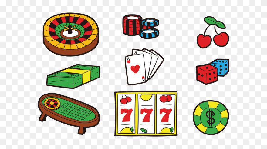 Roulette Table Icons Vector - Vector Graphics Clipart