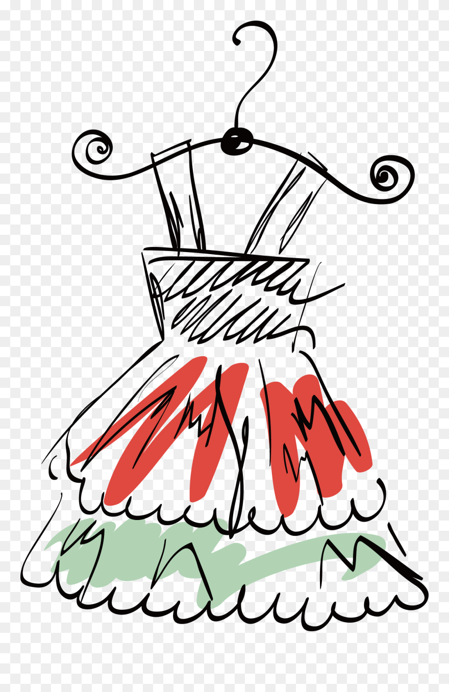 Childrens Clothing Skirt Designer - Children's Clothing Clipart