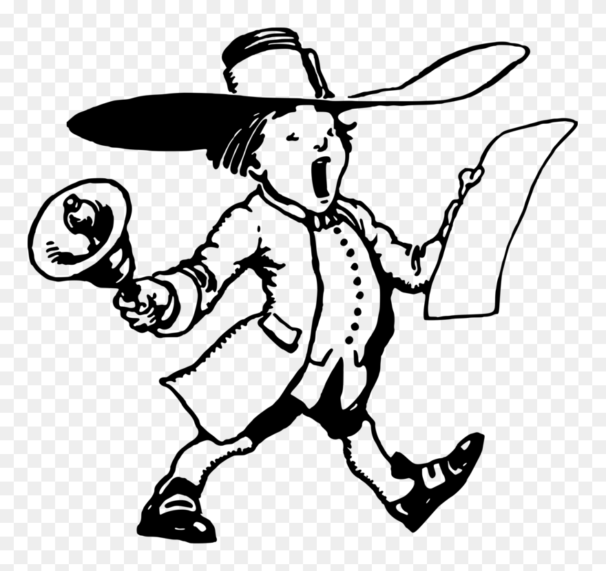 Town Crier - Town Crier Clipart - Png Download
