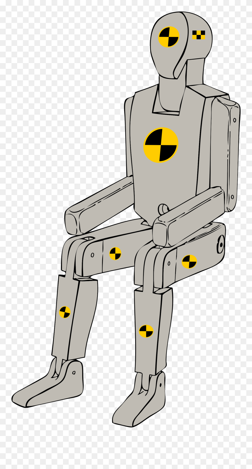 Test Clipart Svg - Crash Test Dummy Clip Art - Png Download