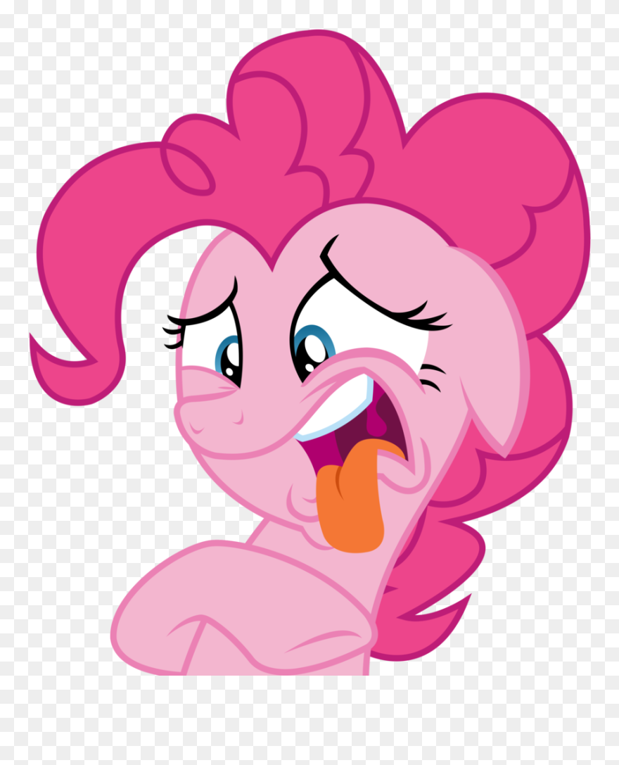 Artist Sketchmcreations Cute - Pinkie Pie Vector Disgust Clipart