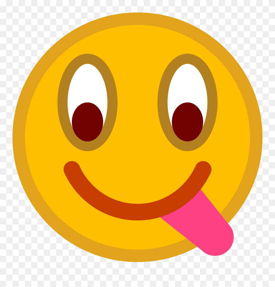 Emoticon Tongue In Cheek - Clip Art - Png Download