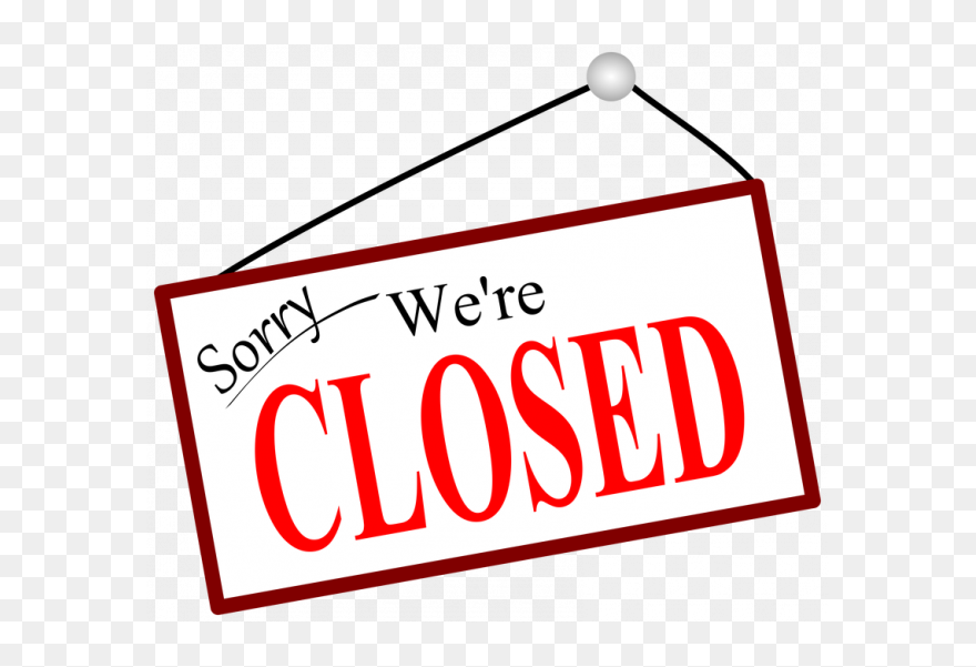 Sorry We Are Closed Png Clipart