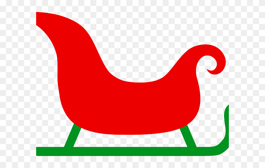 Free Sleigh Clipart, Download Free Clip Art On Owips - Transparent Background Sleigh Clipart - Png Download