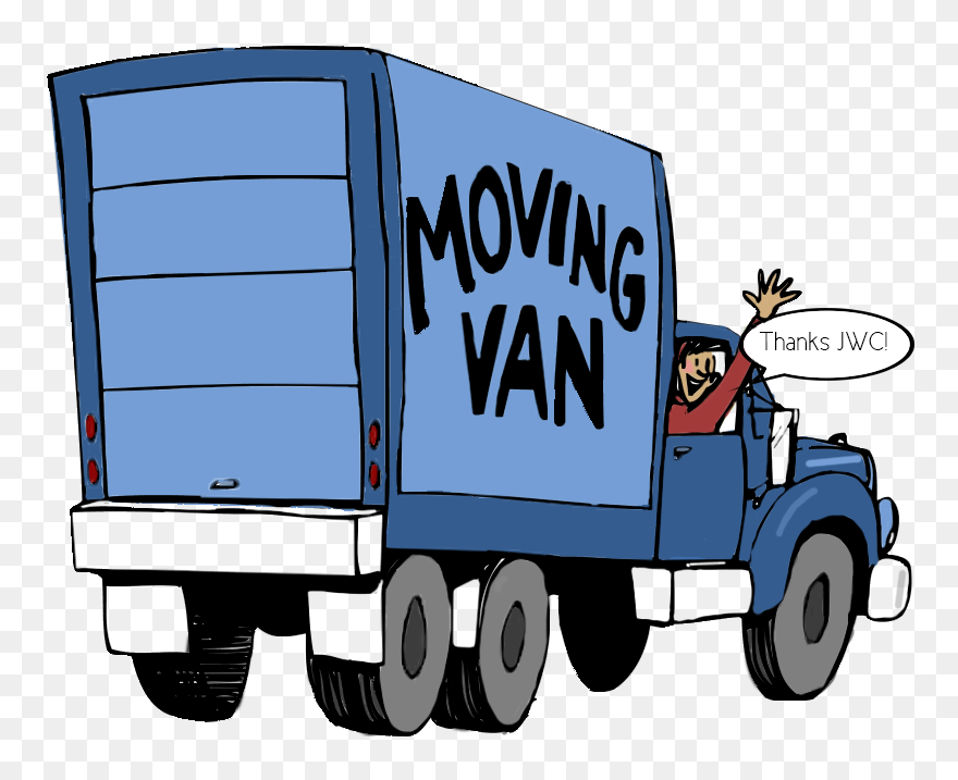 Clean Inside Car Clipart Clip Art Free Headed Out Clip - Moving Van Clip Art - Png Download