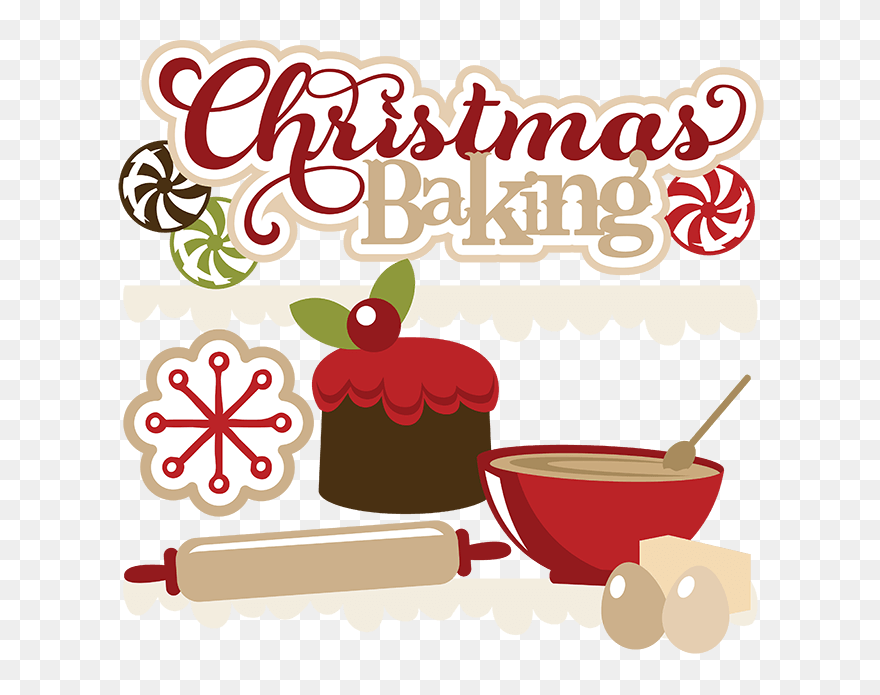 Free Christmas Baking Clipart - Christmas Baking Clip Art Free - Png Download