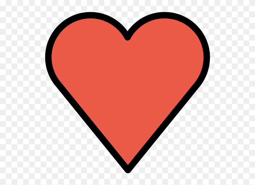 Heart Suit Emoji Clipart - Health Heart - Png Download