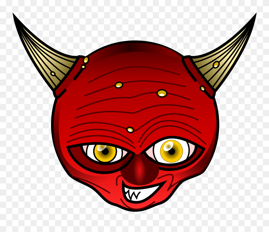 Red Devil Head Cartoon Svg Clip Arts - Avatar Devil - Png Download