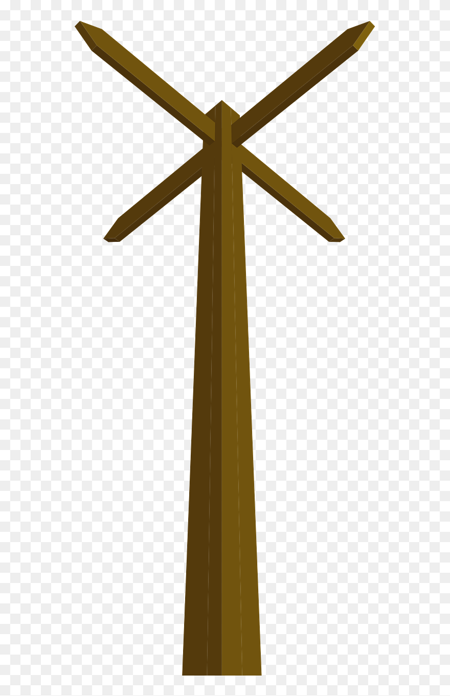 Way Pole 5652 Large - Clip Art - Png Download