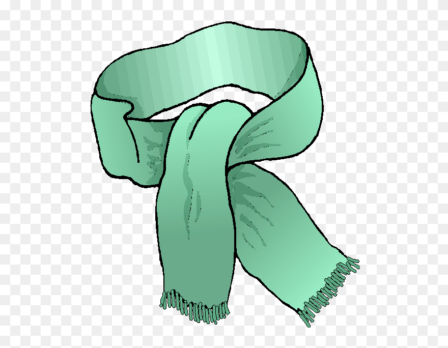 How To Handle The - Cartoon Image Winter Scarf Clipart
