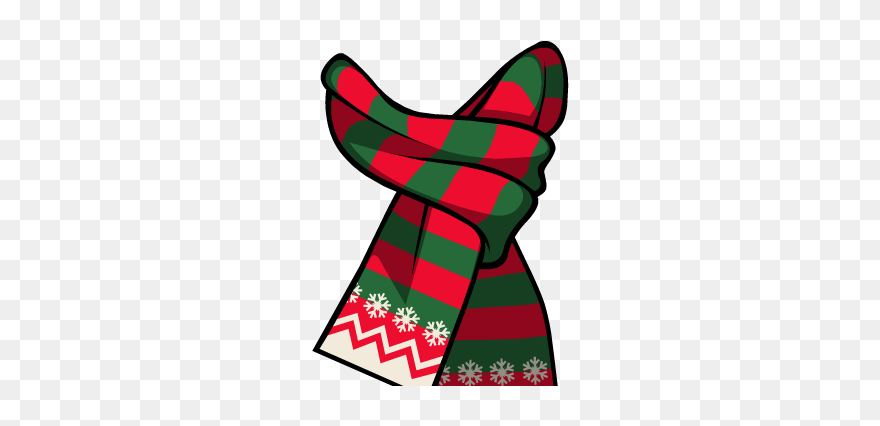 Scarf Png - Christmas Scarf Png Clipart