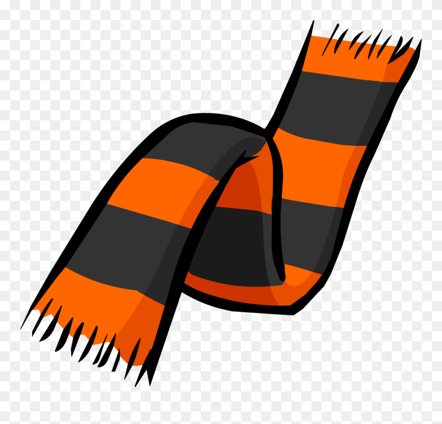 Halloween Club Penguin Rewritten - Scarf Clipart - Png Download