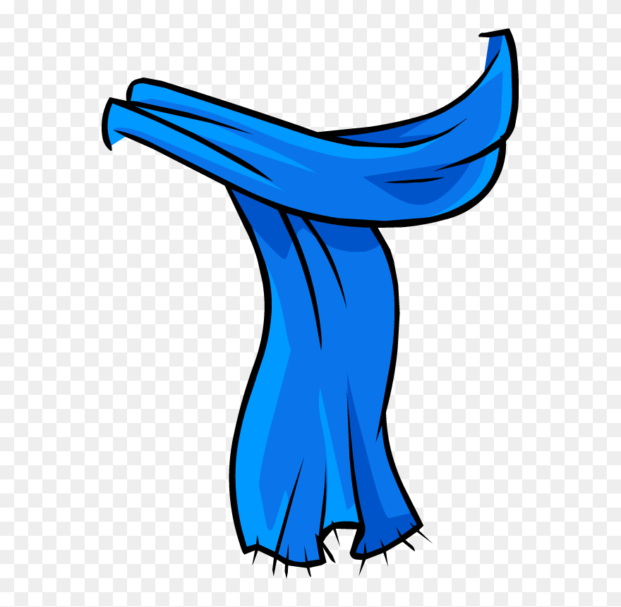 Club Penguin Cutouts - Club Penguin Yellow Scarf Cutout Clipart