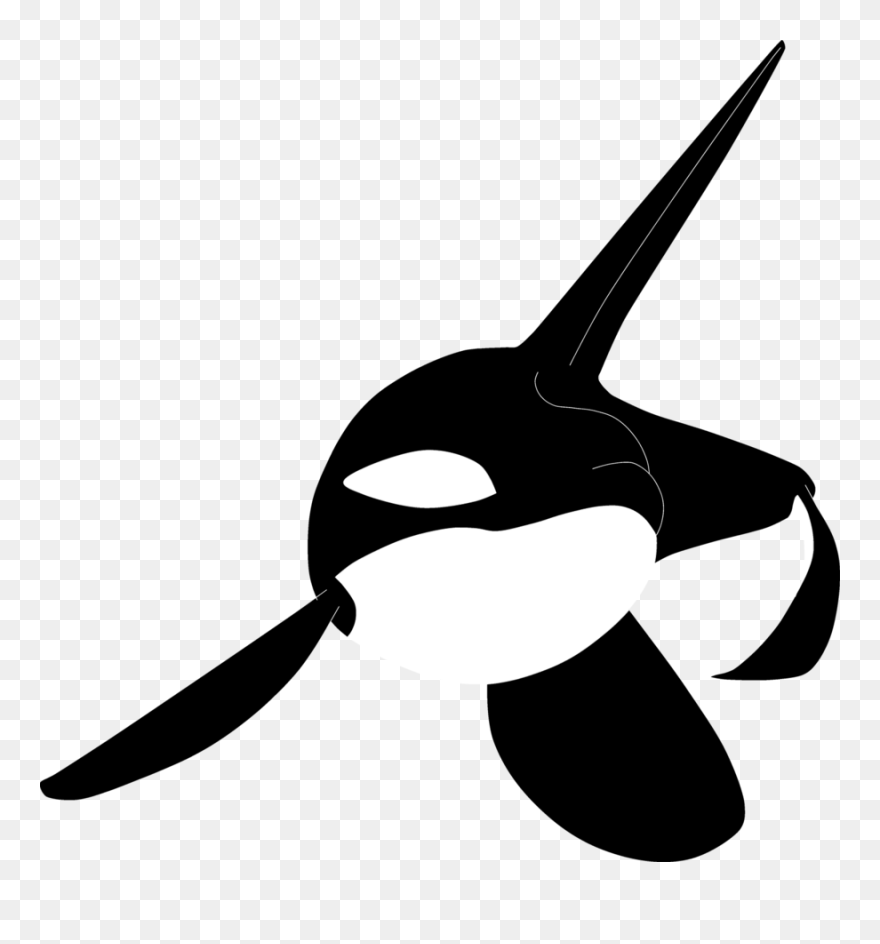 Killer Whale Tattoo Flash - Easy Sketches Of Orcas Clipart