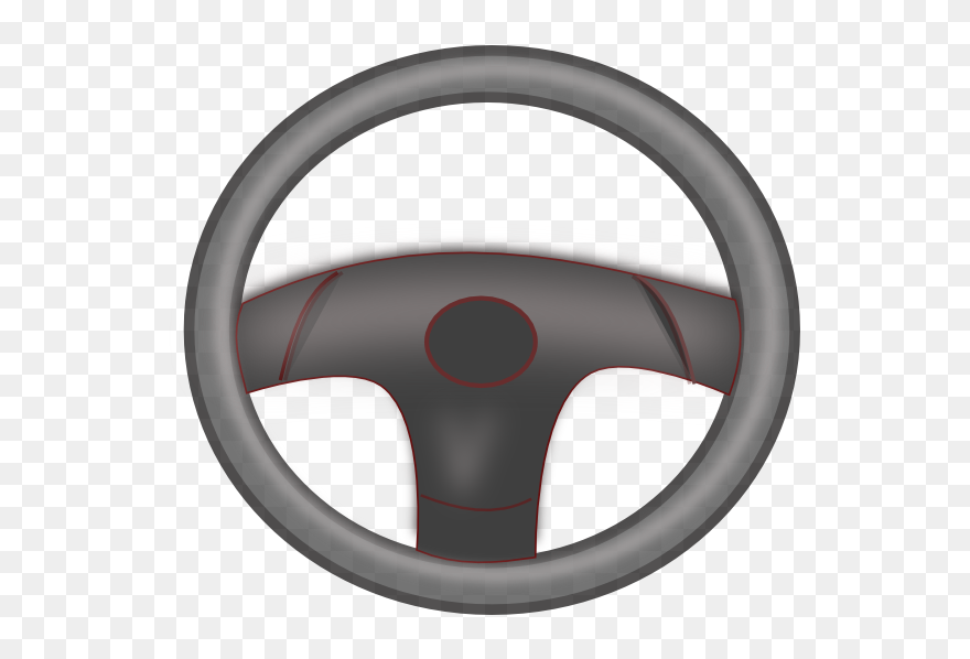 Car Steering Wheel Clip Art - Cartoon Car Steering Wheel - Png Download