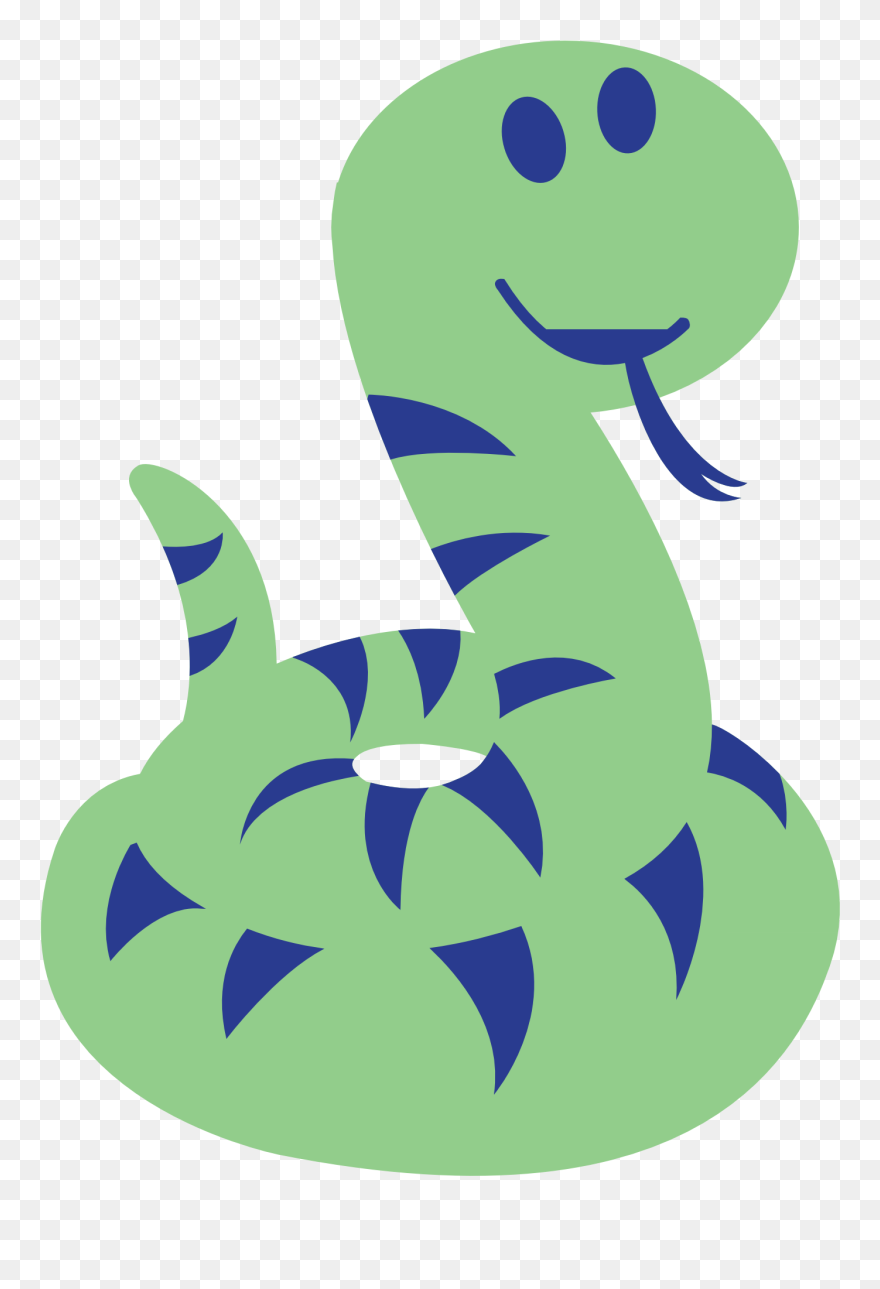 Cute Snake Clipart - Clipart Snake Transparent Background - Png Download