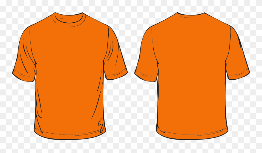 Transparent T Shirt Png - Orange Shirt Clipart