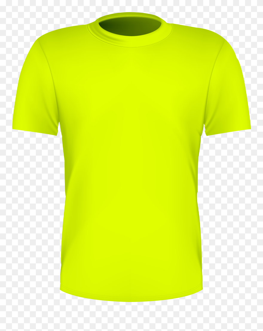 T Shirt Png Yellow Shirt Png Clipart Best - Under Armour High Vis Yellow Shirt Transparent Png