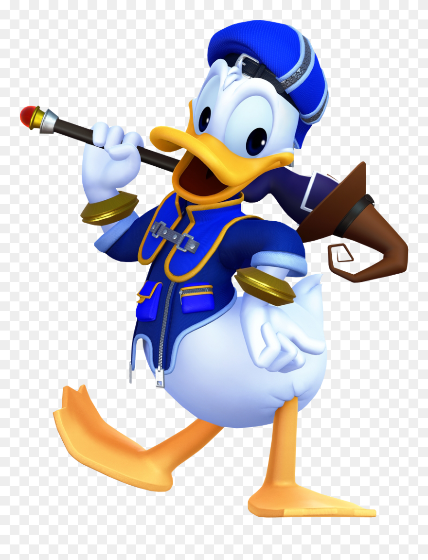 Donald Duck Png - Donald Duck Kingdom Hearts Staff Clipart
