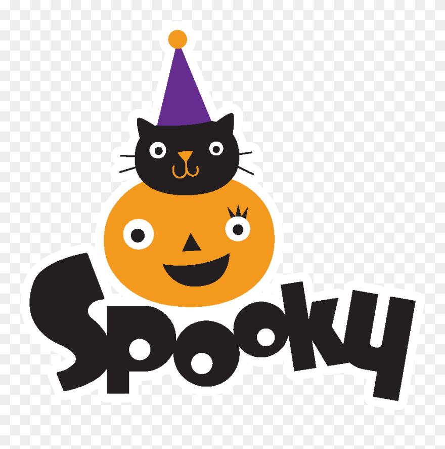 Happy Halloween Clipart - Cartoon - Png Download