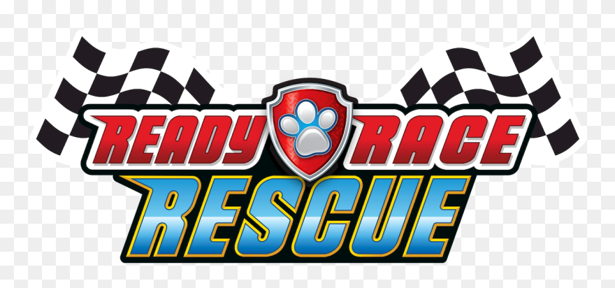 Paw Patrol Ready Race Rescue Logo Clipart