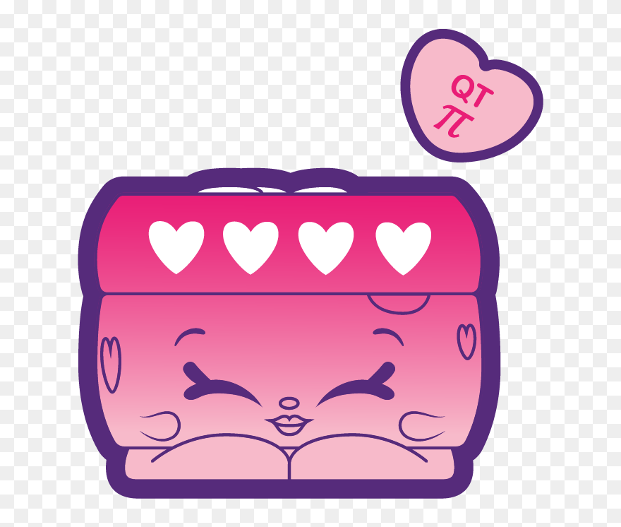 Cutie Compact A Common - Hidden Heart Shopkins Clipart