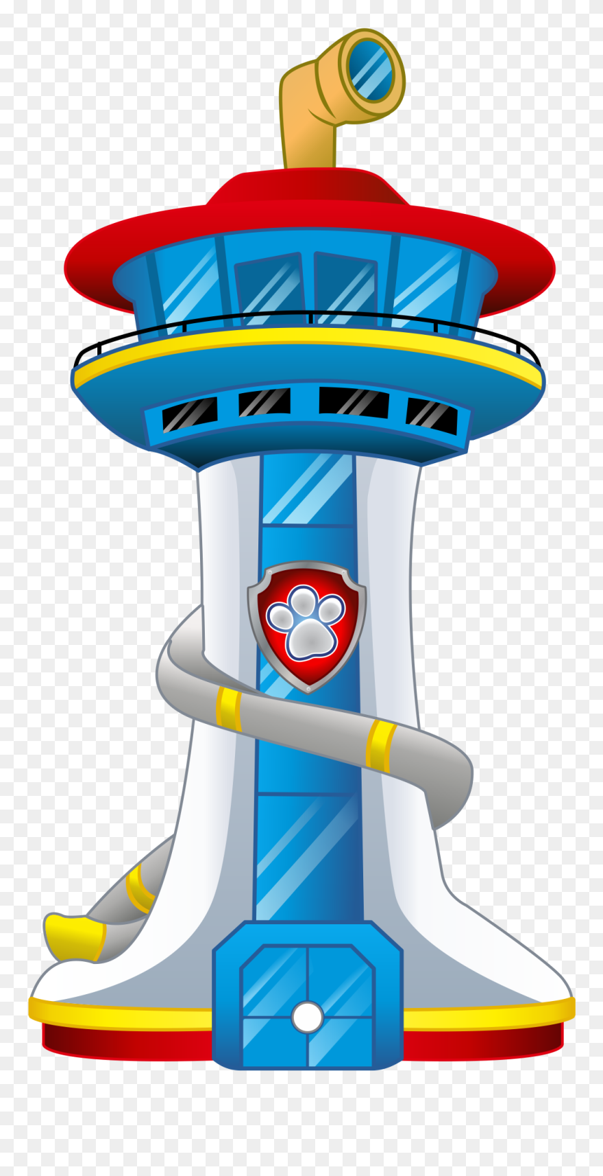 Paw Patrol Condiment Labels - Transparent Paw Patrol Lookout Tower Clipart