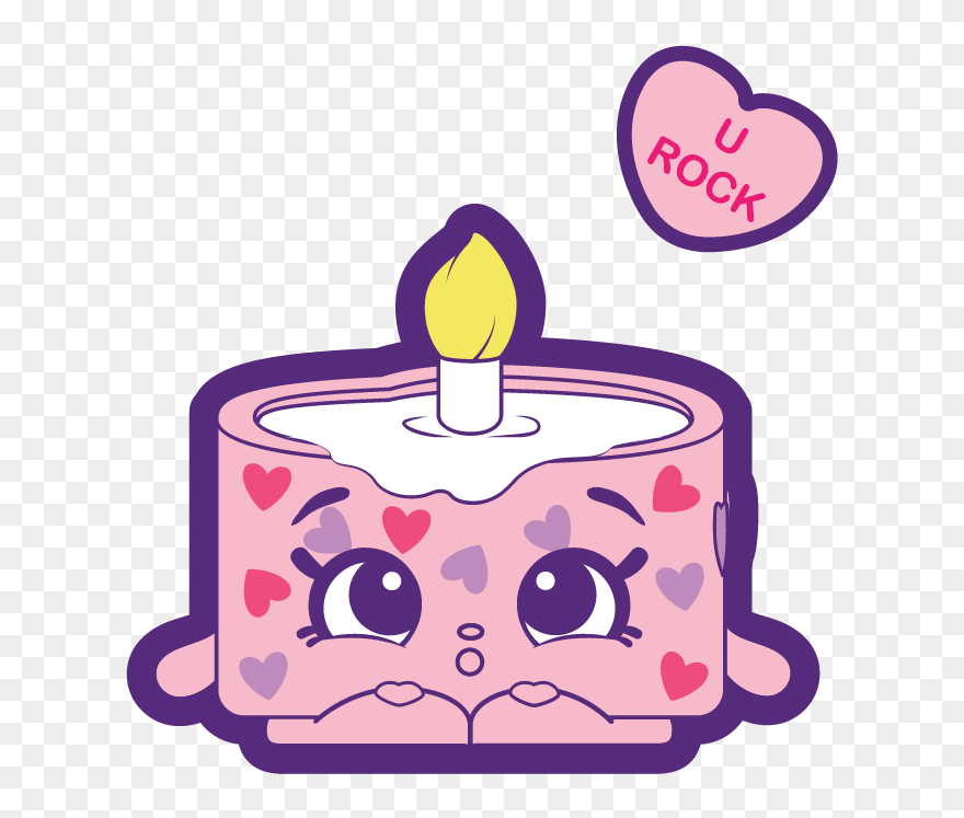 Candice Candle A Common - Shopkins Heart N Seekers Clipart
