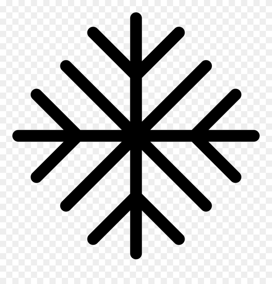 Snowflake - Circle In 8 Pieces Clipart