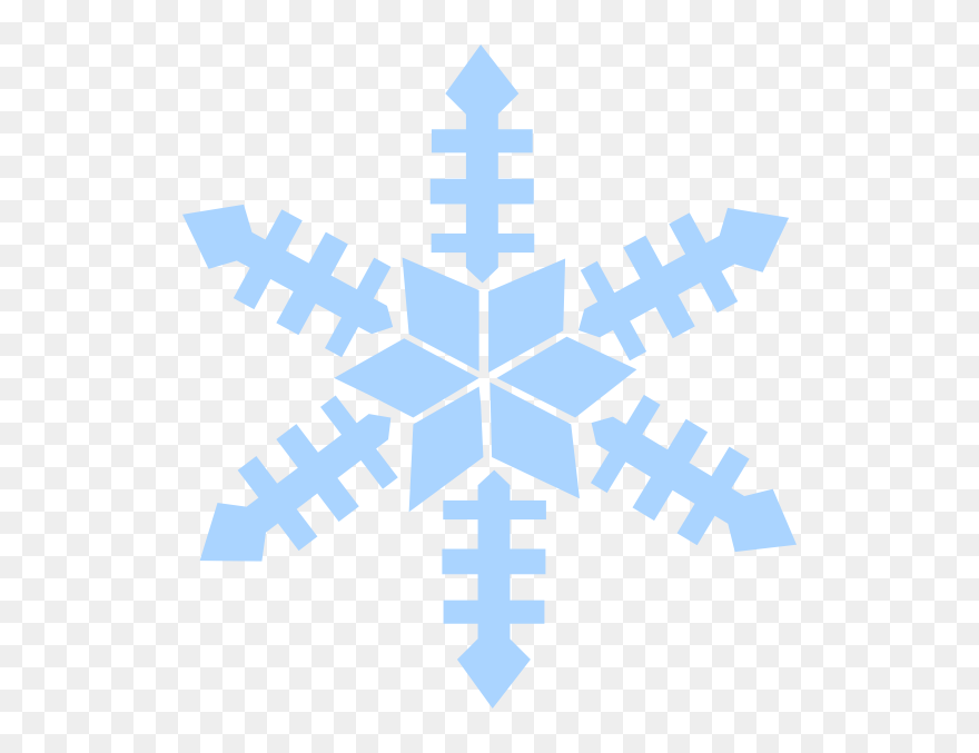 Blue Snowflake Clip Art At Clker Com Vector Clip Art - Adventures By Disney Star - Png Download