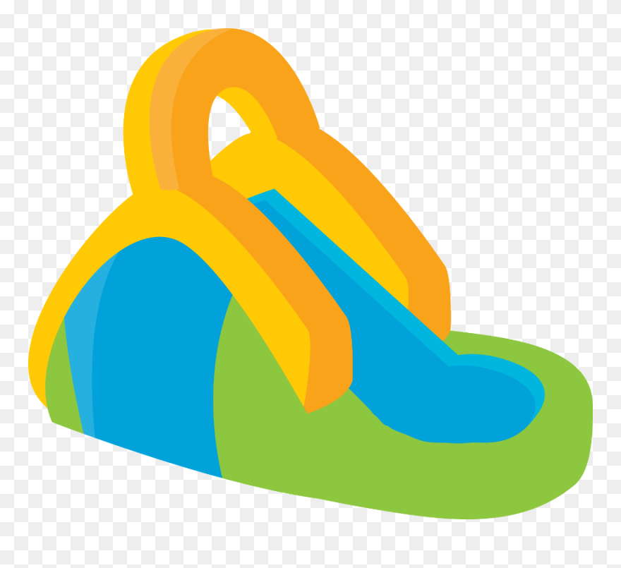 Swimming Pool Water Slide Beach Playground Slide Clip - Waterslide Clip Art Png Transparent Png