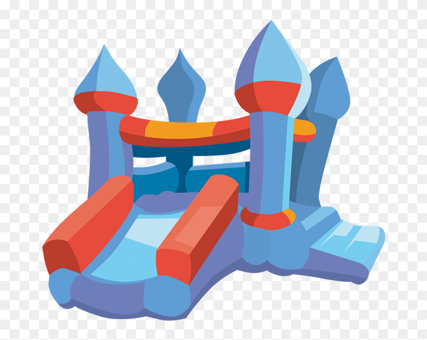 Transparent Slide Clipart - Transparent Bounce House Clipart - Png Download