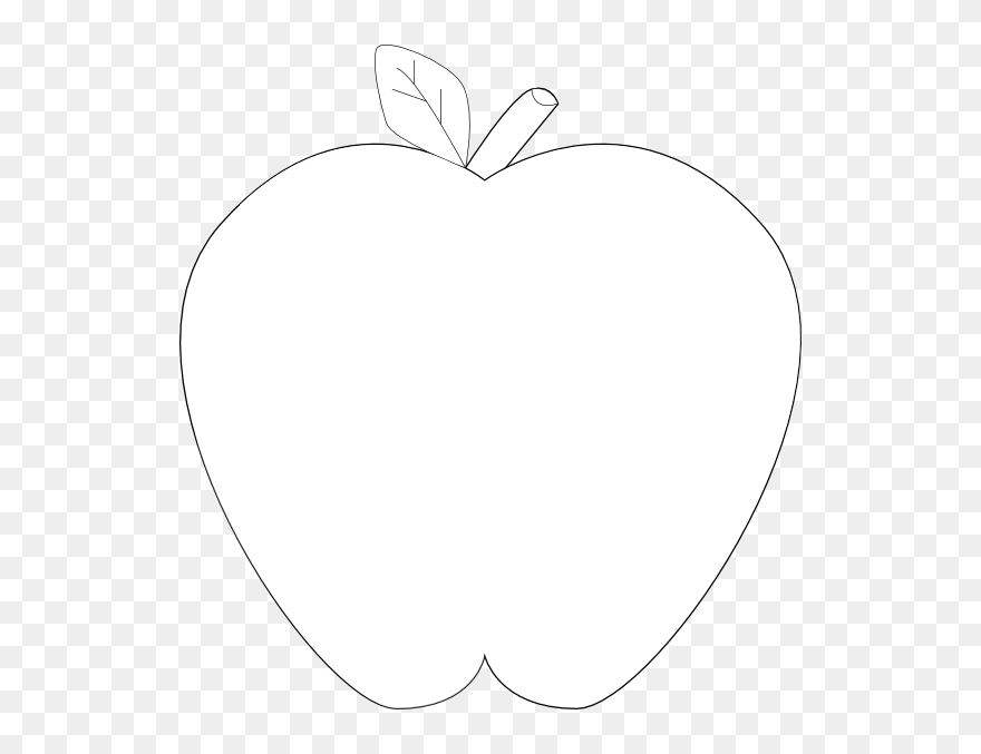 White Black Apple Clip Art At Clker - Mcintosh - Png Download