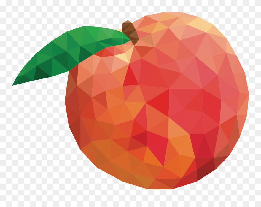 Apples Vector Geometric Clipart