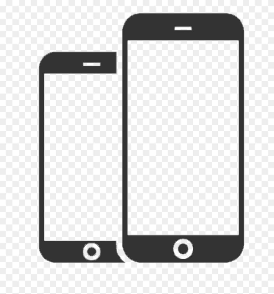 Iphone Clipart Smartphone - Transparent Iphone Mobile Phone Logo Png