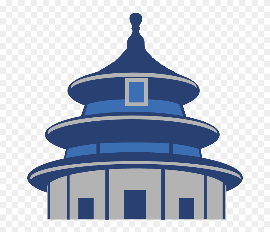 Salt Lake Temple Clip Art Openclipart Latter Day Saints - Temple Of Heaven Beijing Icon - Png Download