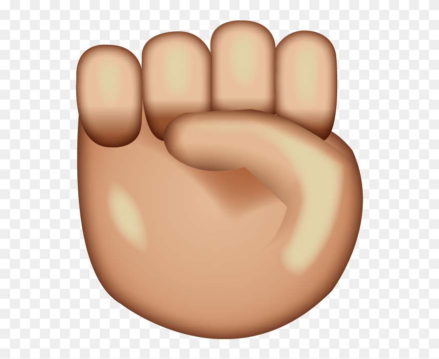 Raised Fist Emoji Png Clipart