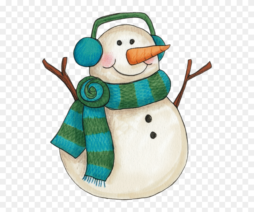 Pin By Cathy Place - Snowman Winter Clip Art - Png Download