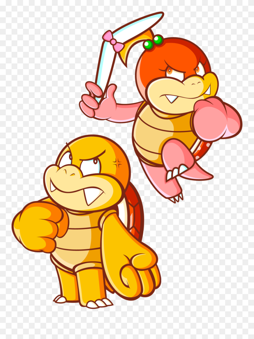 Astronaut Clip Art - Boom Boom And Pom Pom Mario - Png Download
