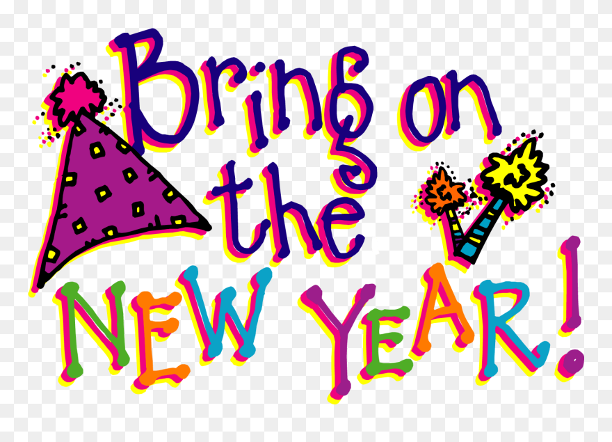 Free Download Happy New Year Clip Art For New Year - Clip Art New Year's Eve - Png Download