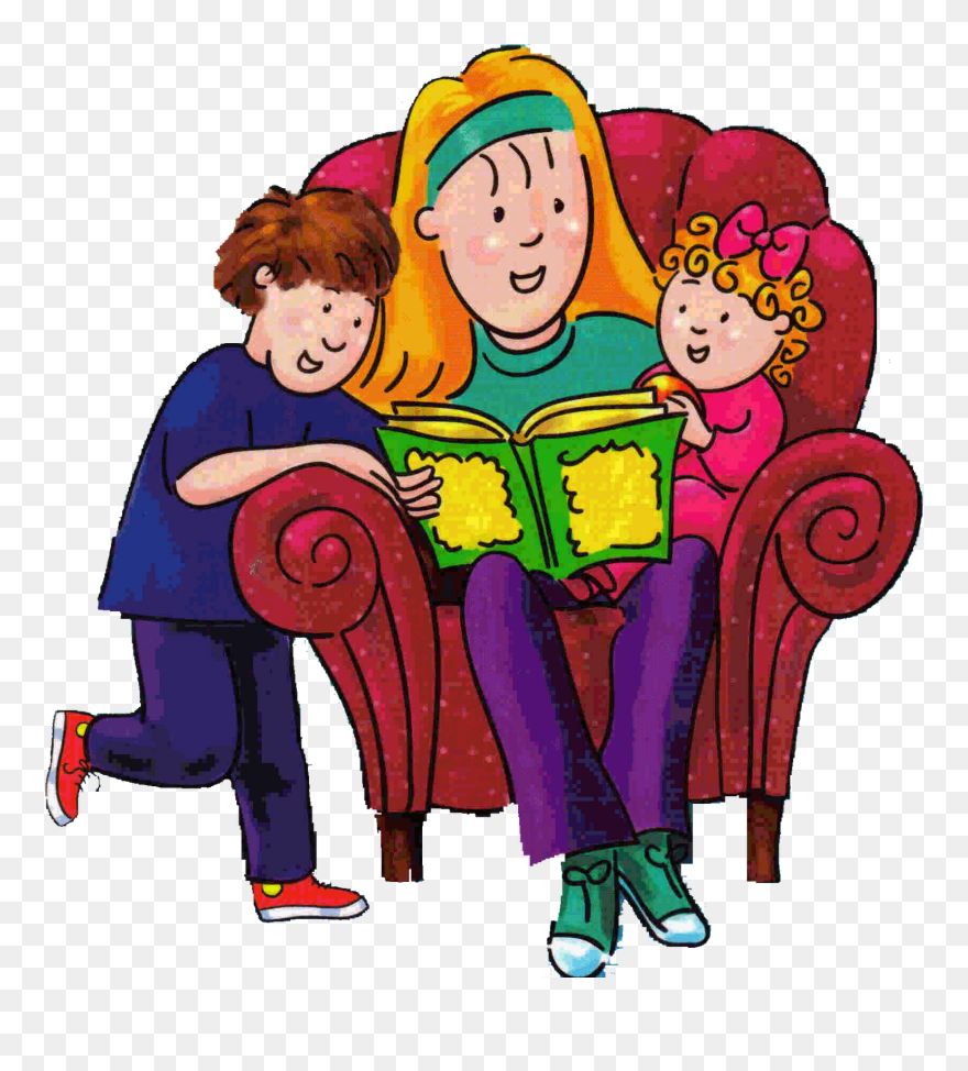Storytime Clipart Pajama, Storytime Pajama Transparent - Babysitting Clipart Png