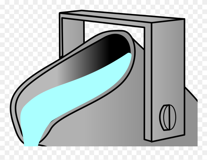 Transparent Blue Paint Clipart - Clip Art Water Bucket - Png Download