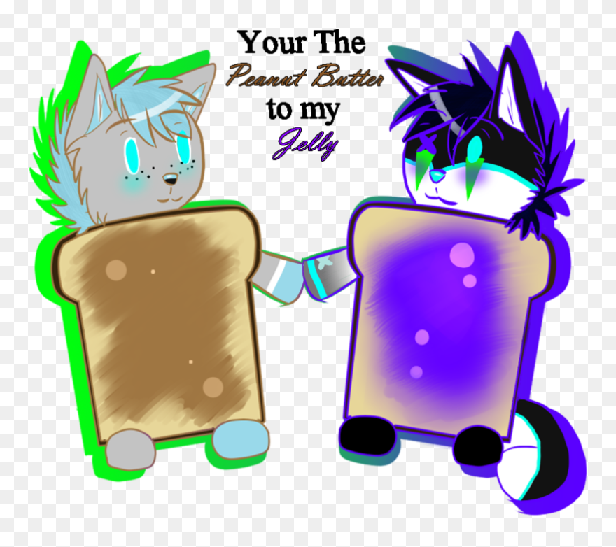 Your The Peanutbutter To My Jelly~ By Andr0 - Cartoon Clipart