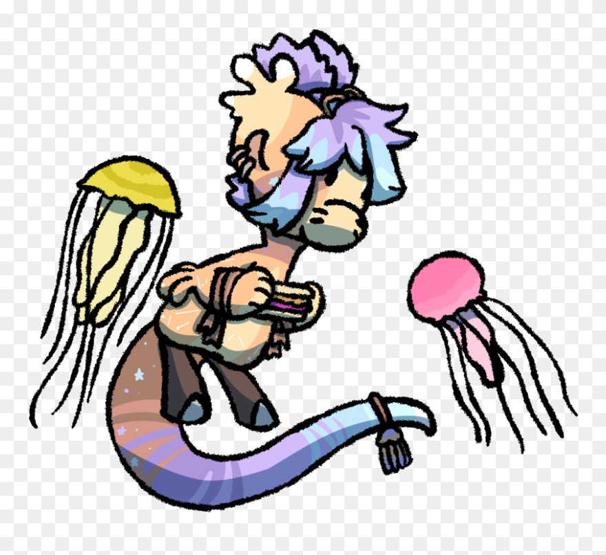 Bagbean Gift- Peanut Butter Jellyfish Sandwich By Minidragonfly - Cartoon Clipart